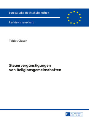 cover image of Steuerverguenstigungen von Religionsgemeinschaften
